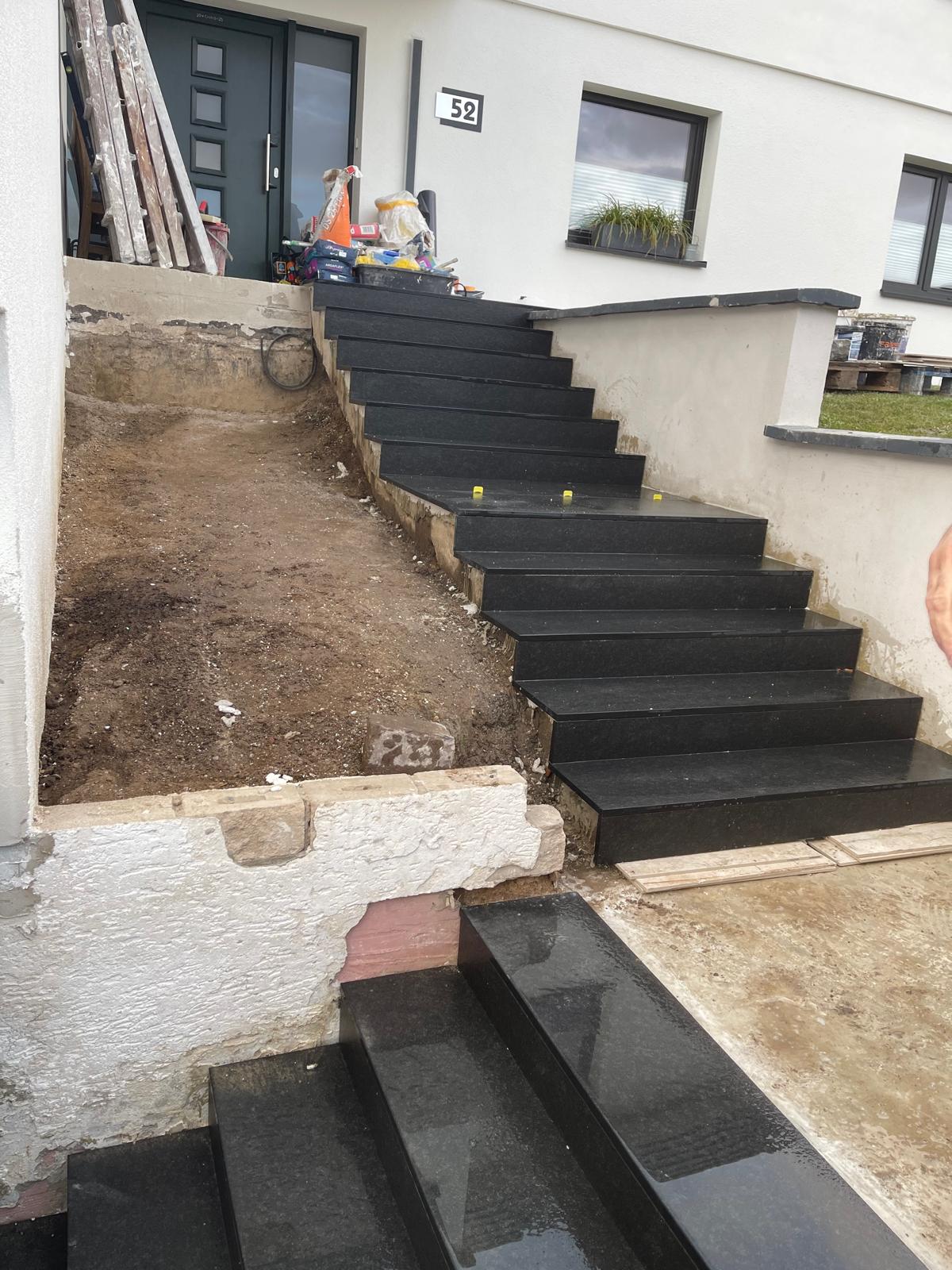 Außentreppe Naturstein